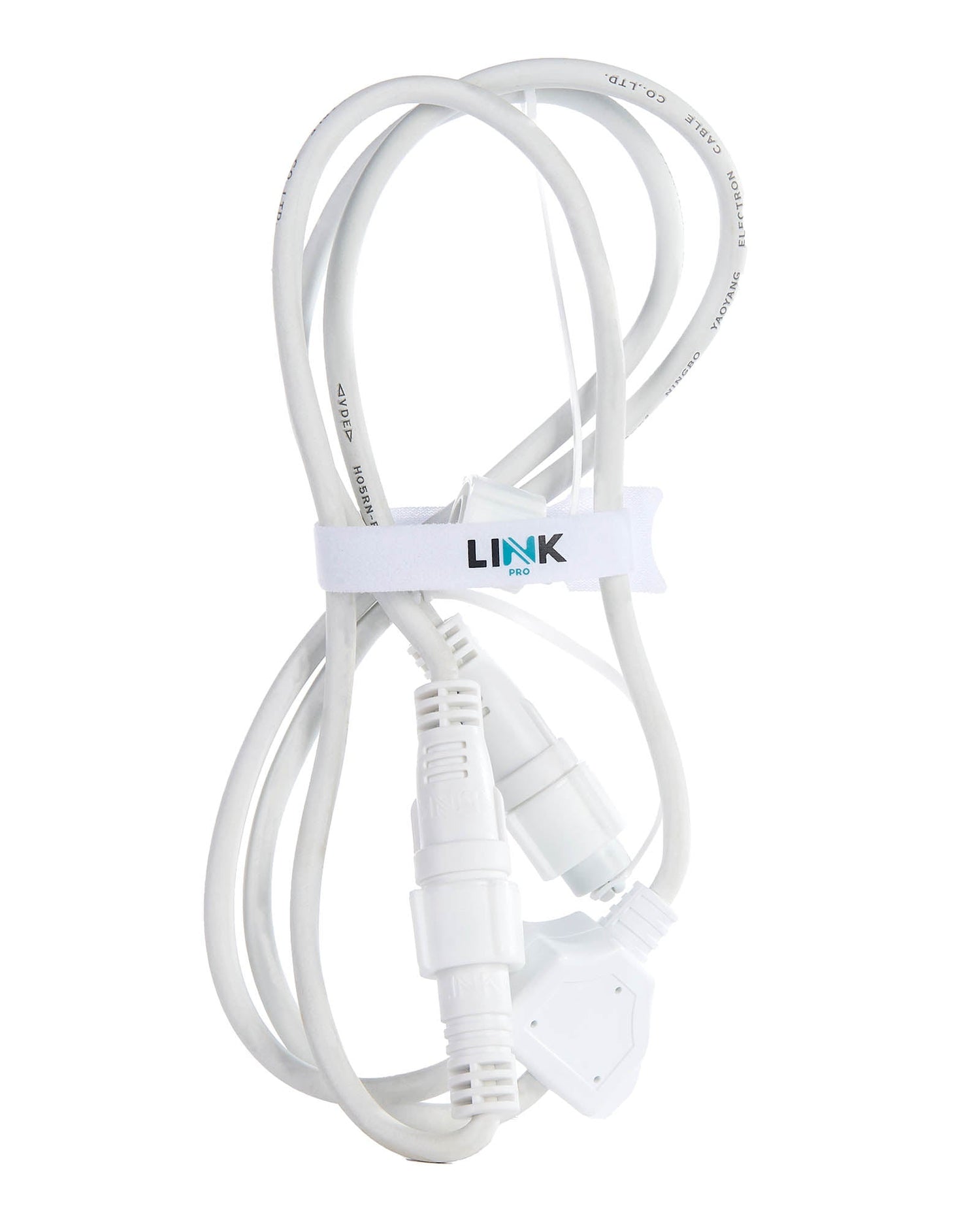 Y Cord Connector, Connectable, White