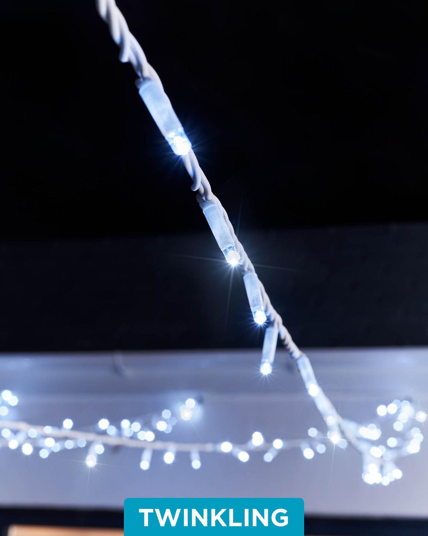 Twinkle LED String Lights, White