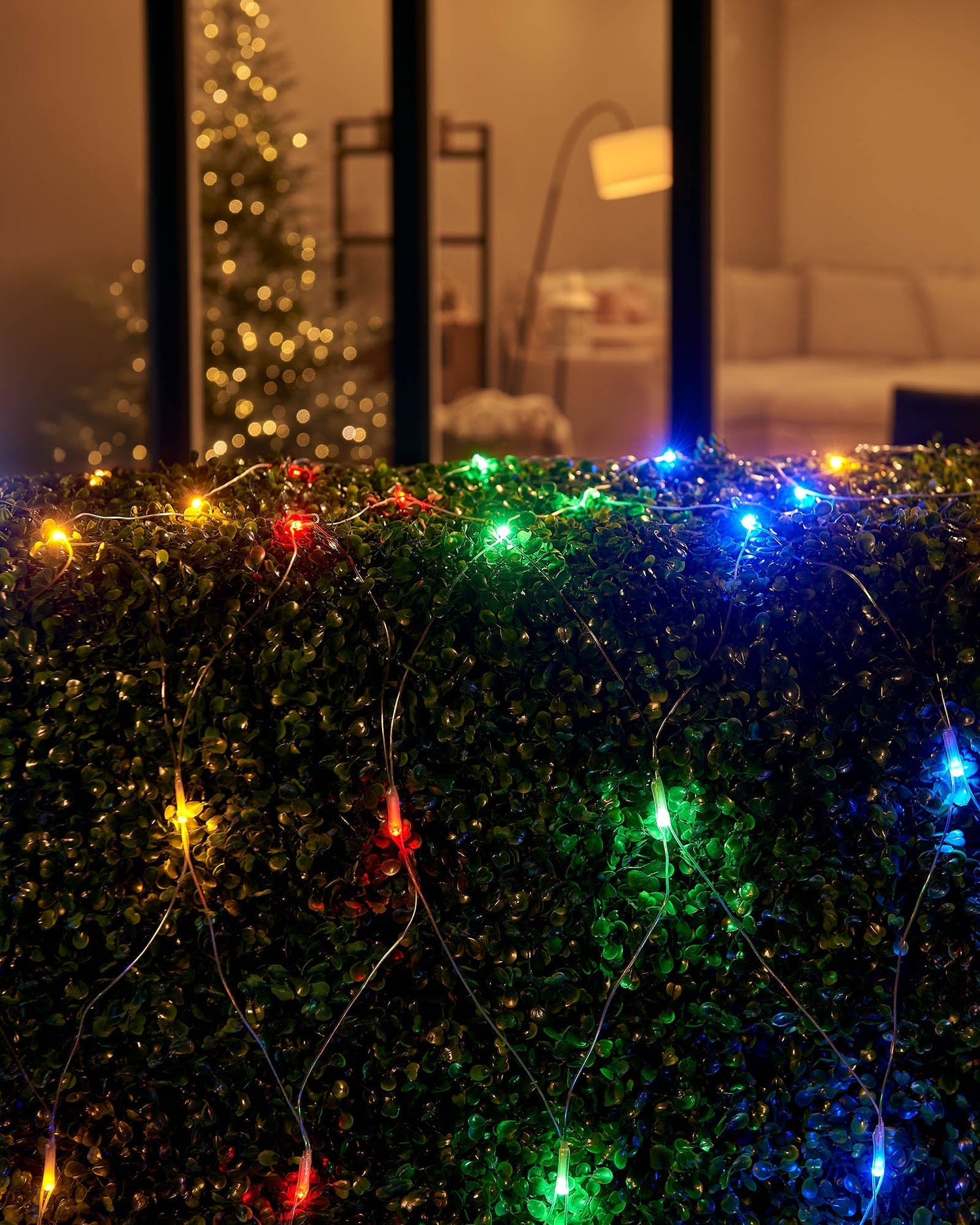 LED Net Lights, 2 m x 2 m, Multi Colour