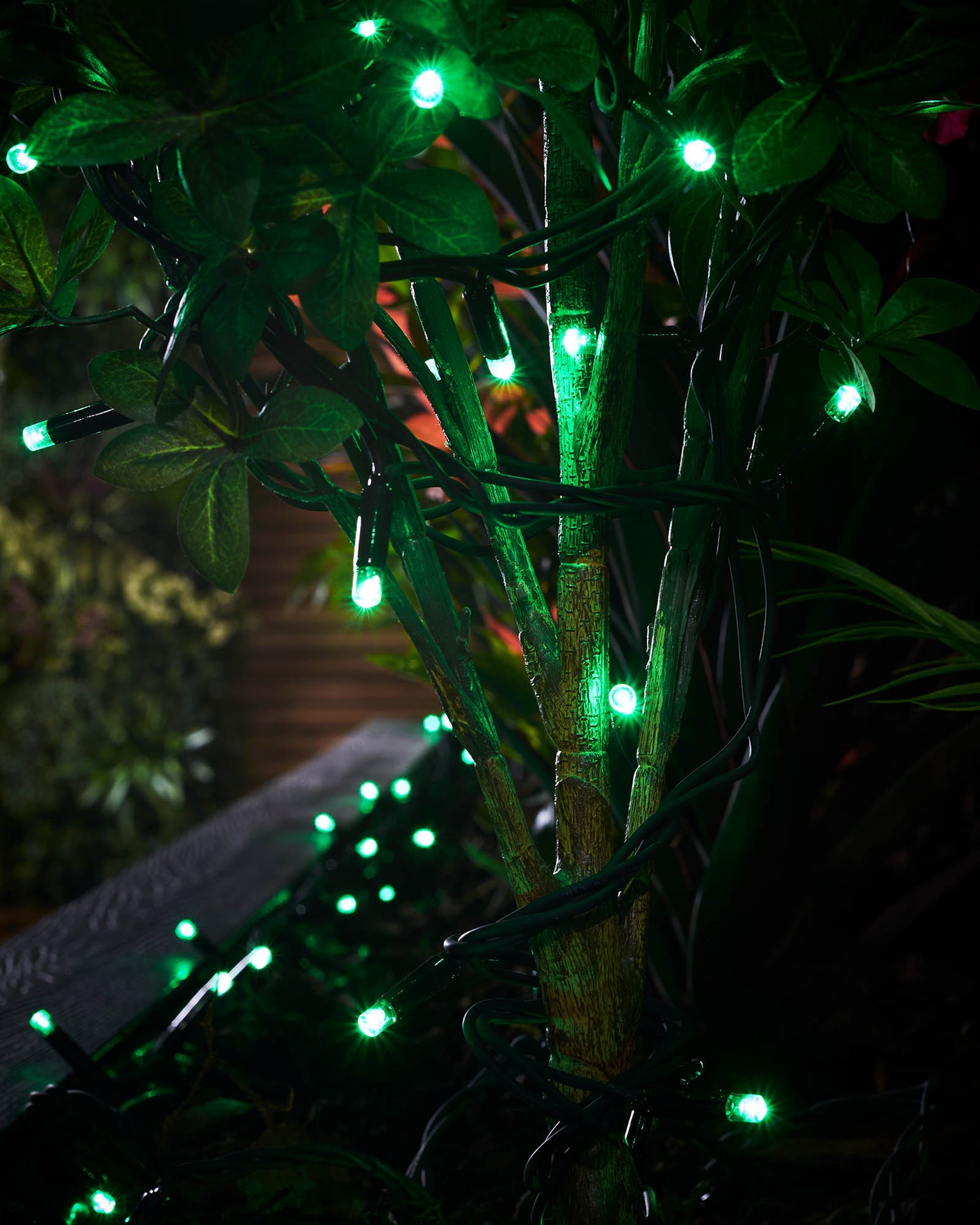 LED String Lights, Green