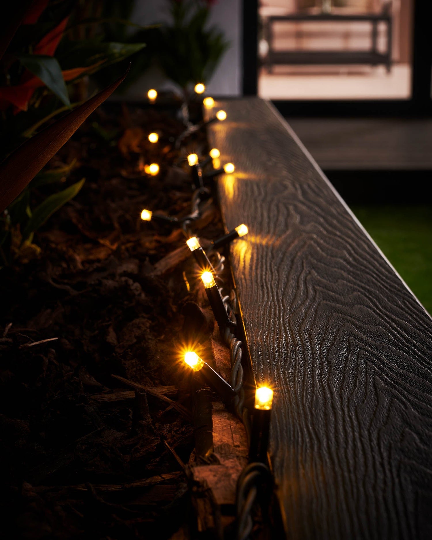 LED String Lights, Black Cable, Warm White