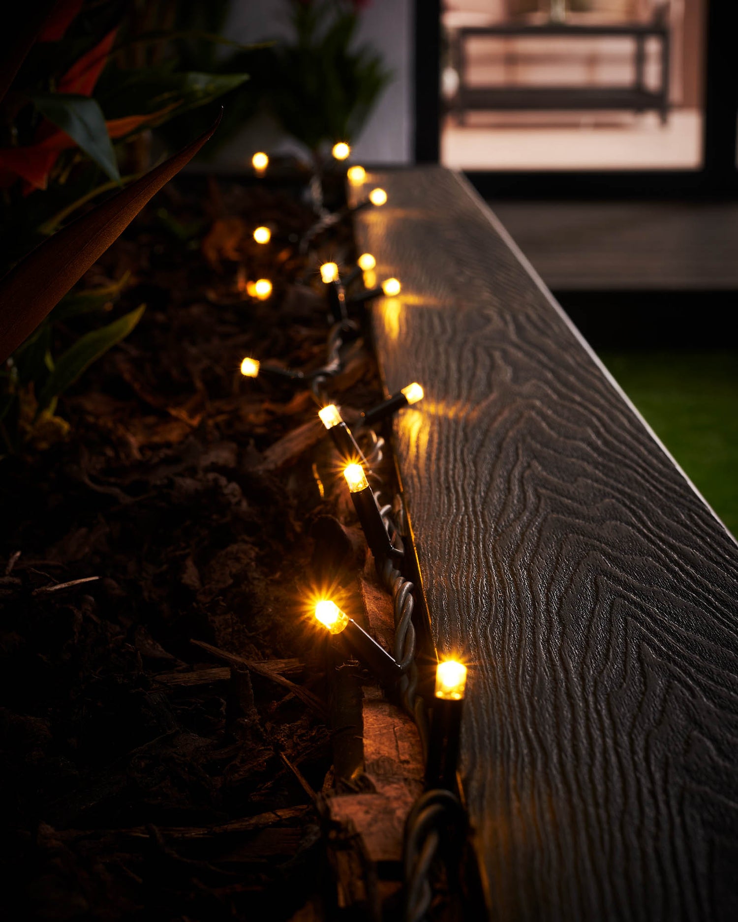 LED String Lights, Black Cable, Warm White - 10 m