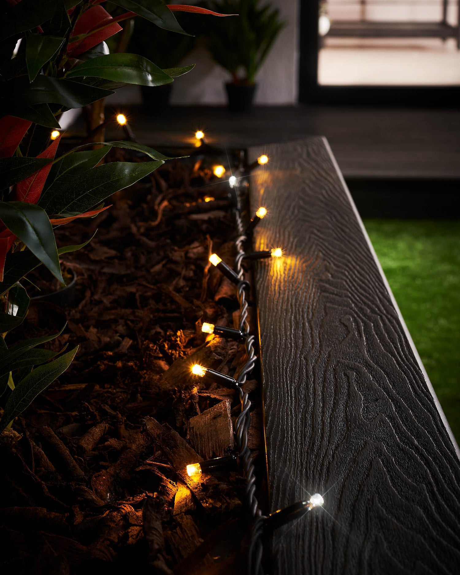 Twinkle LED String Lights, Warm White / White