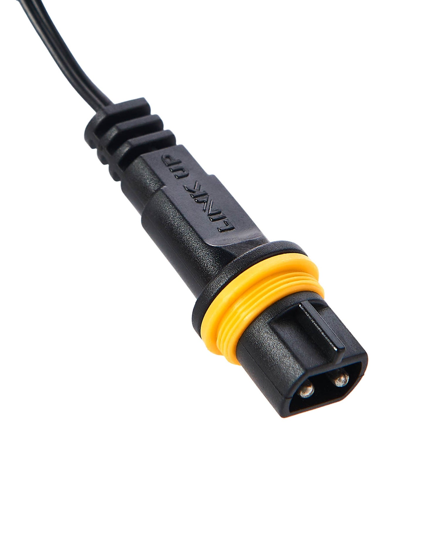 Y Cord Connector, Connectable, Black Cable