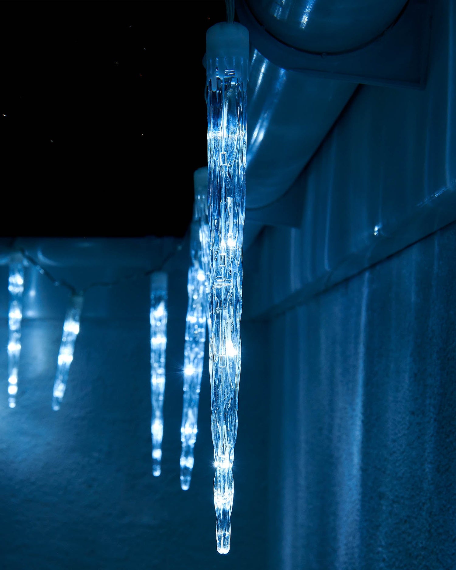 LED Icicle Drop Lights, White