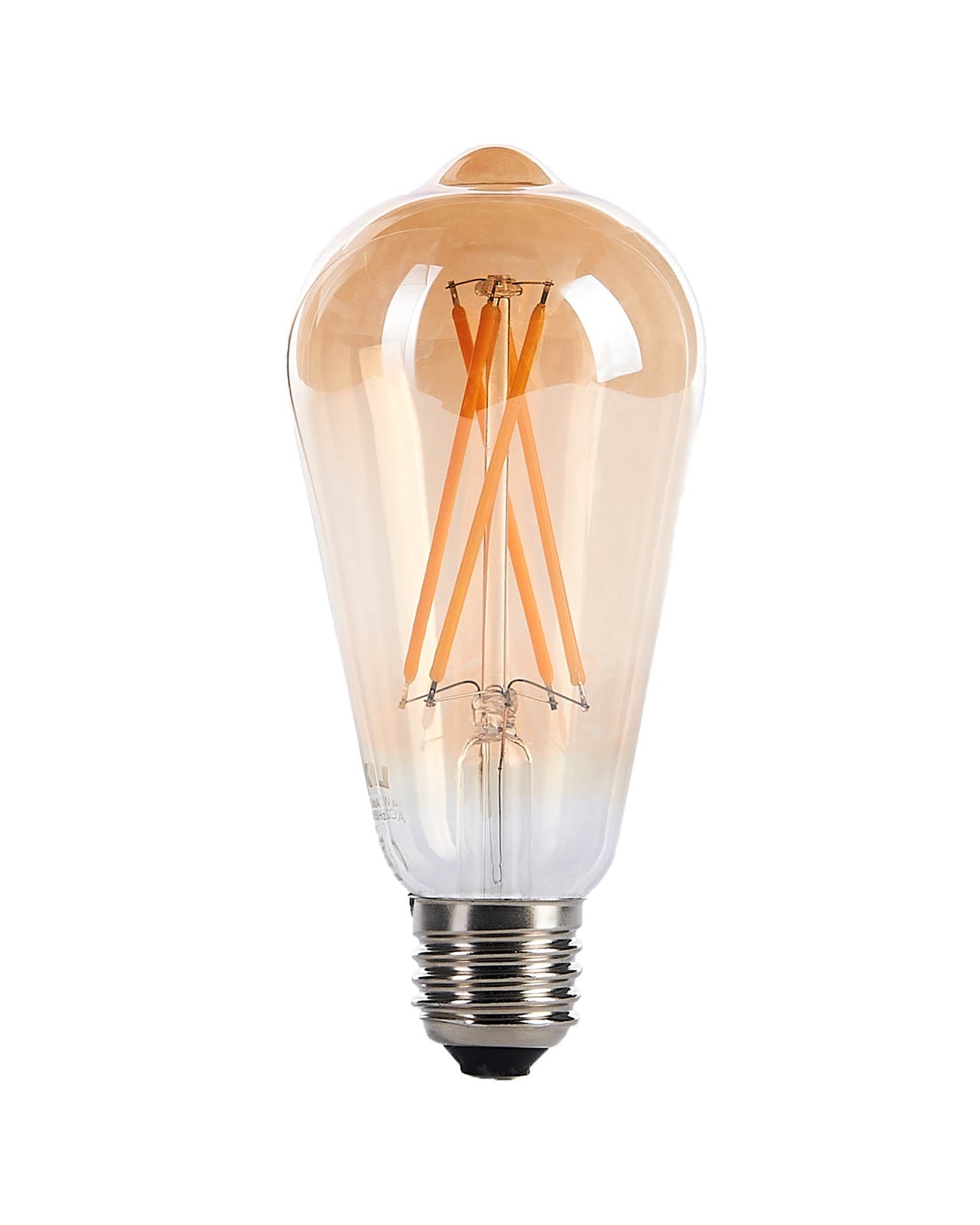 4W E27 Dimmable Teardrop Filament LED Bulb, Warm White